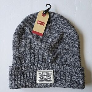 Levi's Charcoal Knit Beanie